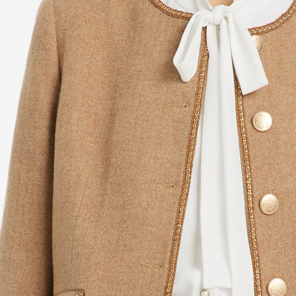 GOELIA Tan Women's Jacket - Picture 3 of 13